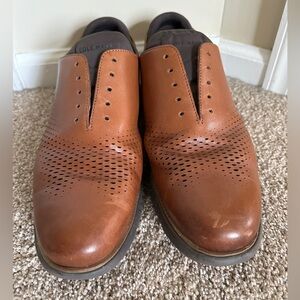 Cole Haan Zerogrand men’s shoes brown leather 10w.